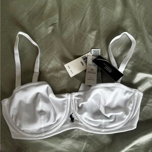 NWT Ralph Lauren White Balconette Bra